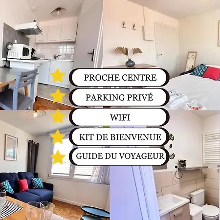 アパート La Des 3 Piliers Avec Parking Prive