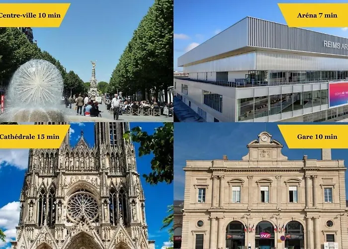 La Des 3 Piliers Avec Parking Prive Apartment Reims